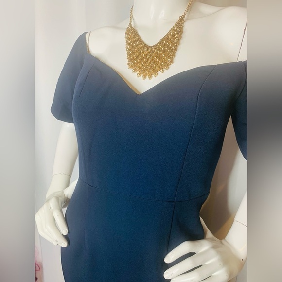 Dark Blue Gown By Malina - Picture 10 of 13